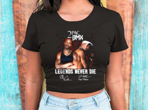 2Pac DMX Legends Never Die Shirt, DMX Shirt, DMX Rapper For Men Shirt 2