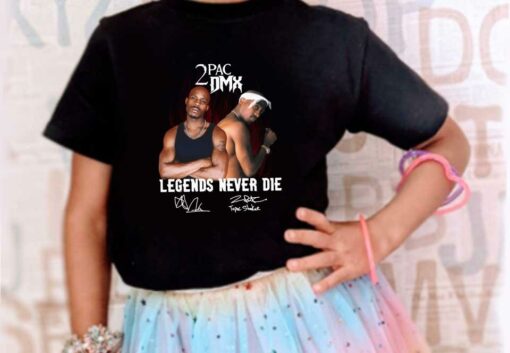 2pac And Dmx Legend Shirt, 2pac Dmx Legends Never Die Signatures Shirt, 2pac & Dmx Shirt 4