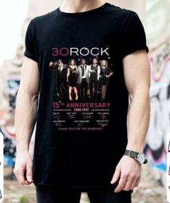 Premium 30 Rock 15th anniversary 2006-2021 thank you for the memories signatures shirt 5