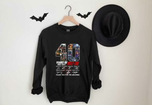 40 Years Of 1981 2021 Motley Crue Thank You For The Memories Signatures Shirt, 40 Years Motley Crue Shirt 3