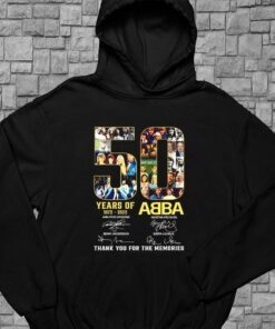 50 Year Of The Abba Band 1972-2022 Signatures Thank You For The Memories Shirt, Abba Band For Men Shirt 7