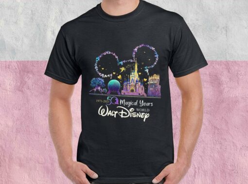 50th Anniversary Walt Disney World 1971-2021 Shirt, Mickey Mouse Ears For Men Shirt 1