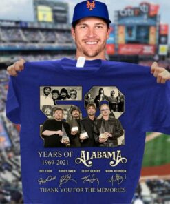 Awesome 52 years of 1969-2021 Alabama thank you for the memories signatures shirt, Jeff Cook, Randy Owen, Teddy Gentry, Mark Herndon 2 Awesome 52 years of 1969-2021 Alabama thank you for the memories signatures shirt, Jeff Cook, Randy Owen, Teddy Gentry, Mark Herndon 6