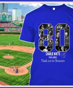Funny 80 Charlie Watts Drummer 1941-2021 R.I.P Thank You For Memories shirt 5