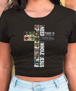 All I Need Today Is A Little Bit Of White Sox And A Whole Lot Of Jesus Shirt, White Sox Jesus For Men Shirt 5