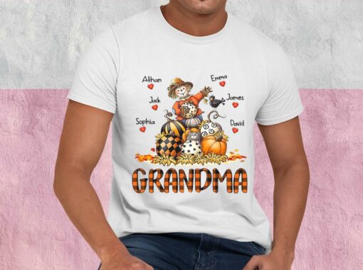 Athan Emma Jack Sophia James David Grandma Shirt, Grandma Shirt, Halloween For Men Shirt 1
