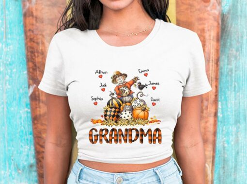 Athan Emma Jack Sophia James David Grandma Shirt, Grandma Shirt, Halloween For Men Shirt 2