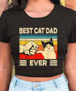 Best Cat Dad Ever Shirt, Cat Day For Men Shirt 5