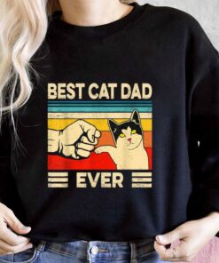 Best Cat Dad Ever Shirt, Cat Day For Men Shirt 6