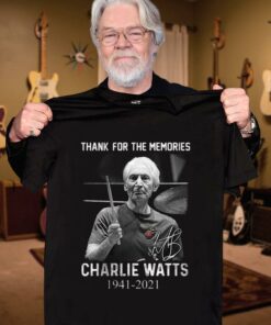 Funny Best Seller Charlie Watts Rest In Peace The Rolling Stones Shirt 6
