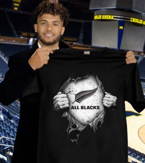 Official Blood Inside Me All Blacks Logo Shirt 1