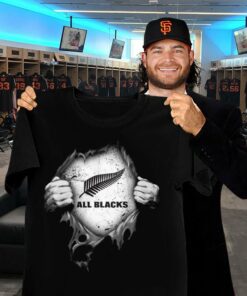 Official Blood Inside Me All Blacks Logo Shirt 5