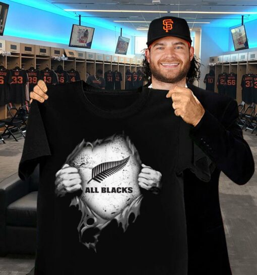 Official Blood Inside Me All Blacks Logo Shirt 2