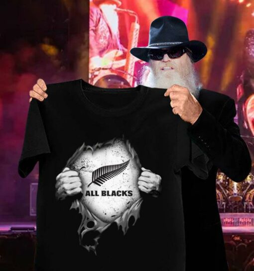 Official Blood Inside Me All Blacks Logo Shirt 3