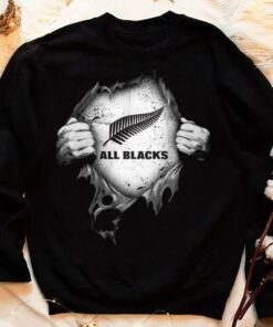 Official Blood Inside Me All Blacks Logo Shirt 7