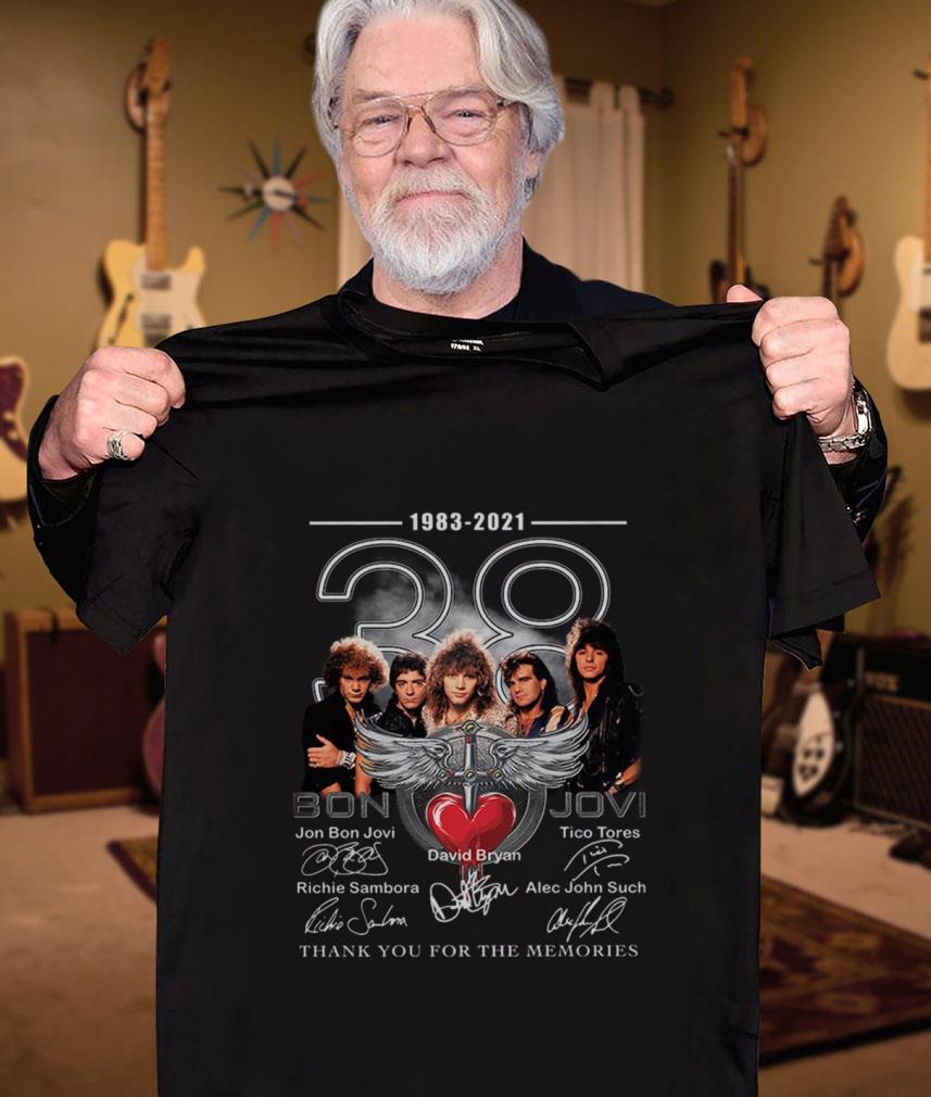 Original Bon Jovi band member 38 years 1983-2021 thank you for the memories signatures shirt 4 Trending fashion news Bon Jovi band member 38 years 1983-2021 thank you for the memories signatures shirt