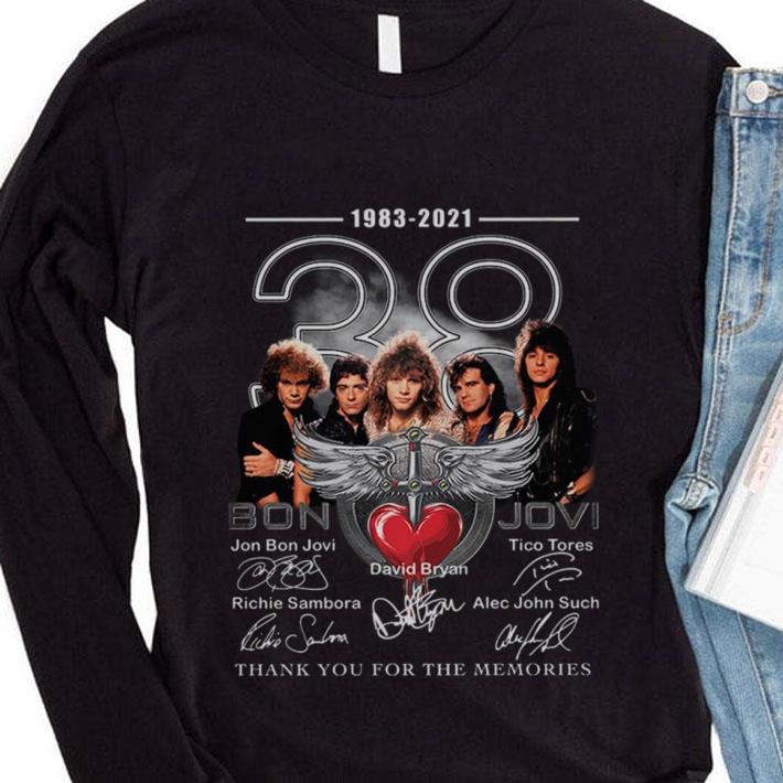 Original Bon Jovi band member 38 years 1983-2021 thank you for the memories signatures shirt 5 Trending fashion news Bon Jovi band member 38 years 1983-2021 thank you for the memories signatures shirt