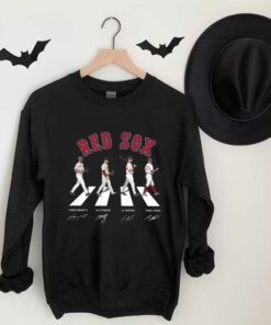 Boston Red Sox Walking Shirt, Boston Red Sox Abbey Road Signatures Shirt 6