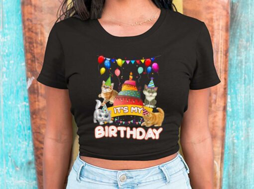 Cat Day Shirt, Cat It's My Birthday Shirt, It's My Birthday Cat For Men Shirt 2