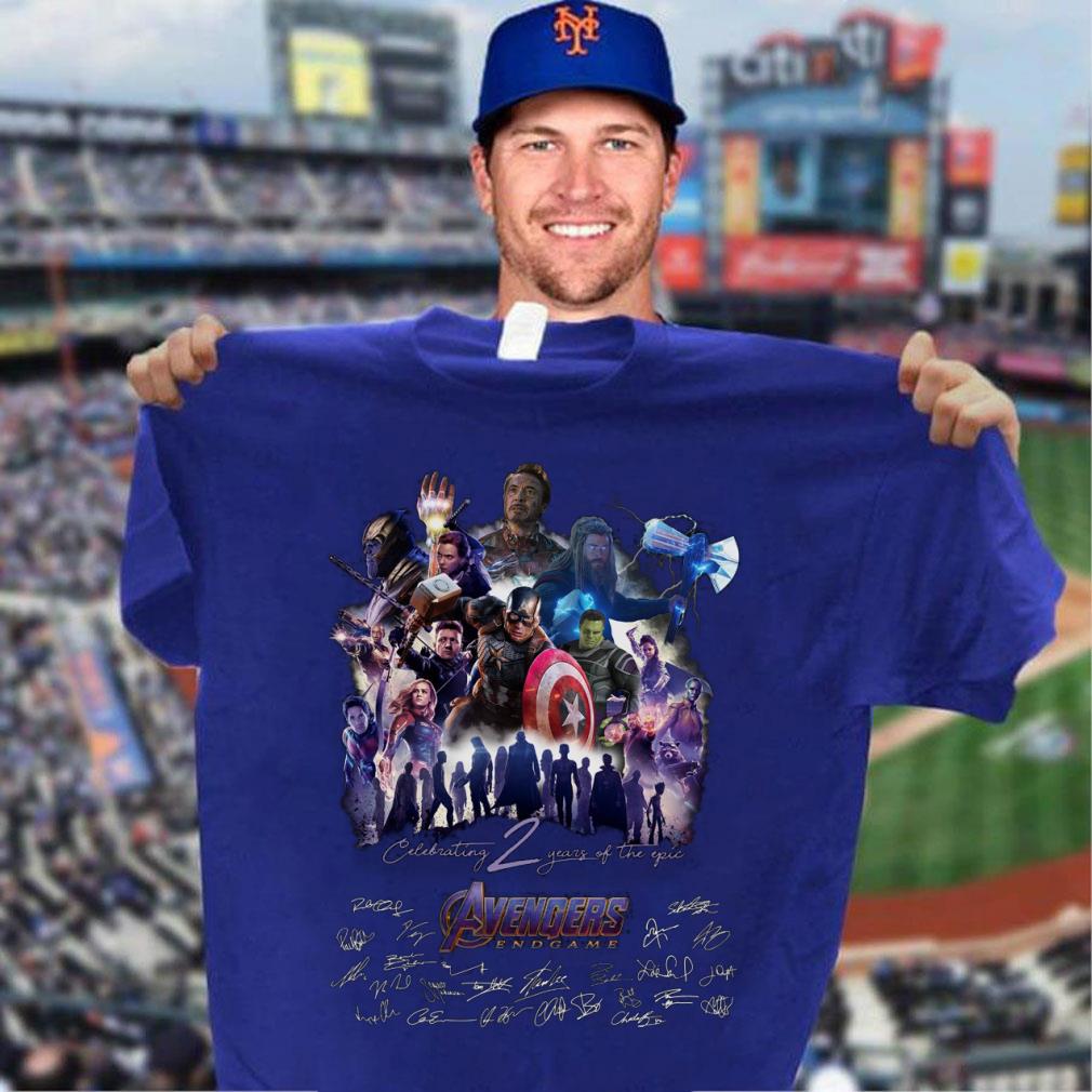 Celebrating 2 Years Of The Epic Avengers Endgame Marvel Signatures Shirt Best Celebrating 2 Years Of The Epic Avengers Endgame Marvel Signatures Shirt 3