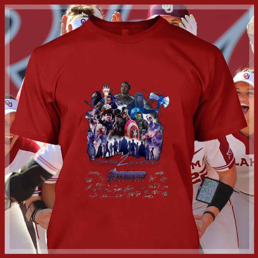 Celebrating 2 Years Of The Epic Avengers Endgame Marvel Signatures Shirt Best Celebrating 2 Years Of The Epic Avengers Endgame Marvel Signatures Shirt 4