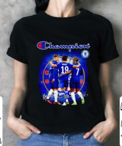 Hot Champion Chelsea FC Signatures Shirt, Kai Havertz, Mason Mount, N Golo Kante 6