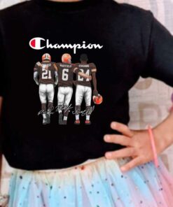 Champion Cleveland Browns Best Player Signatures Shirt, Logo Champion Cleveland Browns Mayfield Ward Chubb Shirt 7