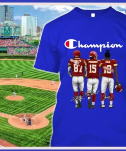 Funny Champion Kansas City Chiefs Patrick Mahomes NFL Football Signatures Shirt 5