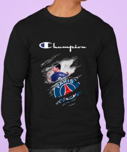 Best Champion Lionel Messi Paris Saint Germain Torn Shirt 6