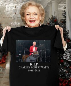 Funny Charlie Watts R.I.P The Rolling Stones Charles Robert Watts 1941-2021 Shirt 6