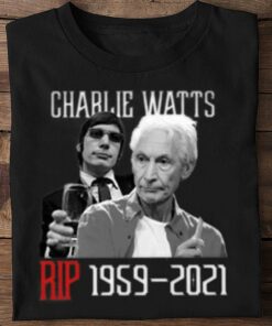 Hot Charlie Watts Rolling Stones RIP Charlie Drummer Shirt 1 Hot Charlie Watts Rolling Stones RIP Charlie Drummer Shirt 5