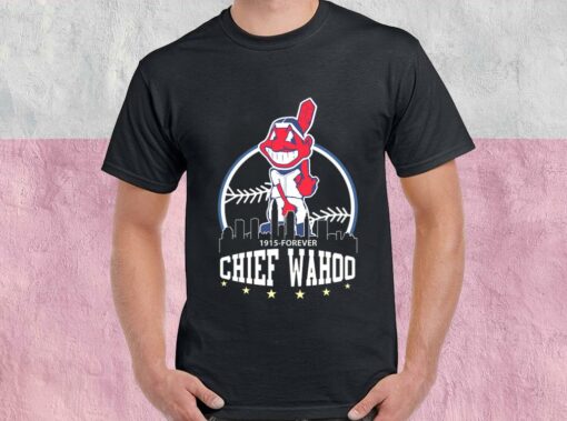 Chief Wahoo Shirt, Chief Wahoo 1915 Forever Shirt, Cleveland Indians Since 1915 To Forever For Men Shirt 1