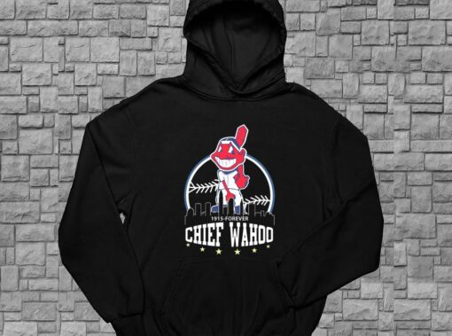 Chief Wahoo Shirt, Chief Wahoo 1915 Forever Shirt, Cleveland Indians Since 1915 To Forever For Men Shirt 4