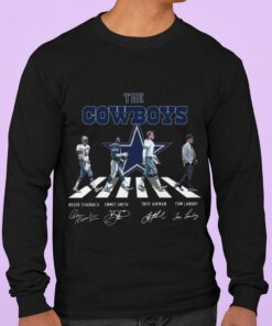 Original Dallas Cowboys The Cowboys Abbey Road Signatures Tom Landry Shirt 6