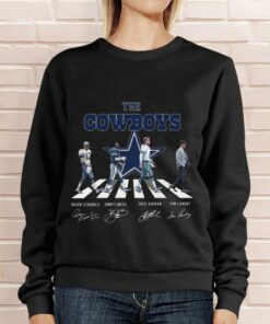 Original Dallas Cowboys The Cowboys Abbey Road Signatures Tom Landry Shirt 7