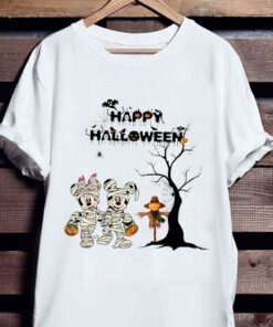 Official Disney Mickey And Minnie Mouse Happy Halloween Shirt 5