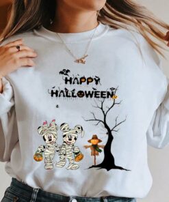 Official Disney Mickey And Minnie Mouse Happy Halloween Shirt 7