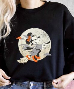 Disney Minnie Mouse Flying Witch Costume Halloween Shirt, Disney Minnie Mouse Halloween For Men Shirt 6