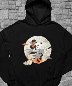 Disney Minnie Mouse Flying Witch Costume Halloween Shirt, Disney Minnie Mouse Halloween For Men Shirt 7