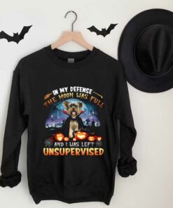 Dracula Halloween Shirt, Dracula Vampire Dog In My Defense The Moon Was Full And I Was Left Unsuowevised Shirt 6