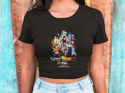 Dragon Ball Shirt, 37 Years 1984 2021 Dragon Ball Shirt, Toriyama Akira Thank You For The Memories For Men Shirt 2