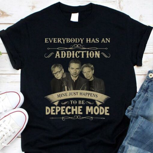 Funny Everybody has an addiction mine just happens to be Depeche Mode band member shirt 1