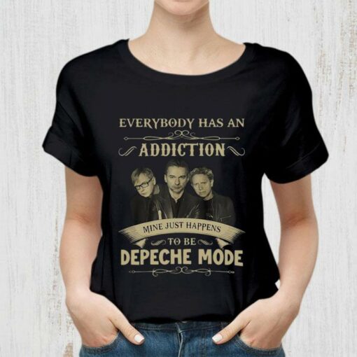Funny Everybody has an addiction mine just happens to be Depeche Mode band member shirt 2