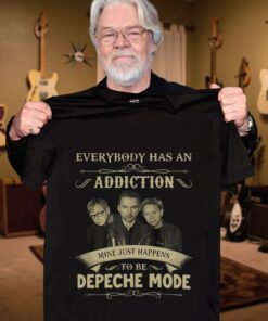Funny Everybody has an addiction mine just happens to be Depeche Mode band member shirt 6
