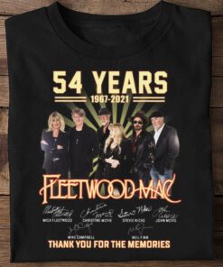 Funny Fleetwood Mac Band 54 Years 1967-2021 Thank You For The Memories Signatures Shirt 5