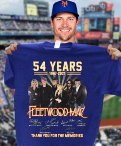 Funny Fleetwood Mac Band 54 Years 1967-2021 Thank You For The Memories Signatures Shirt 6