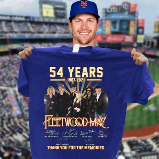 Funny Fleetwood Mac Band 54 Years 1967-2021 Thank You For The Memories Signatures Shirt 3