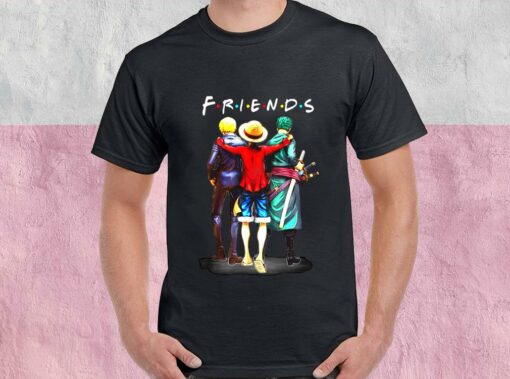 Friends One Piece Luffy Zoro Sanji Shirt, One Piece Luffy Zoro Sanji Friends Shirt, One Piece For Men For Men Shirt 1