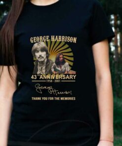 George Harrison Shirt, George Harrison 43rd Anniversary 1958 2001 Signature Thank You For The Shirt 5