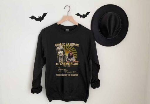 George Harrison Shirt, George Harrison 43rd Anniversary 1958 2001 Signature Thank You For The Shirt 3